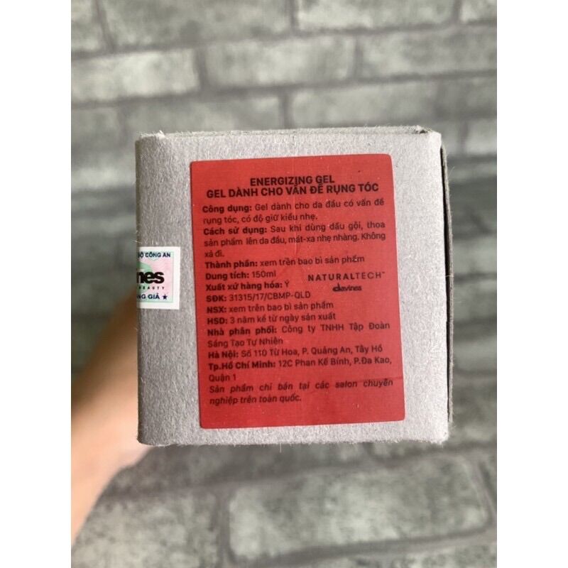 Gel Chống Rụng Tóc Davines Energizing 150ML
