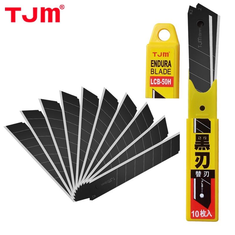 Lưỡi dao trổ đen sắc bén tjm lưỡi to 18mm x 100mm