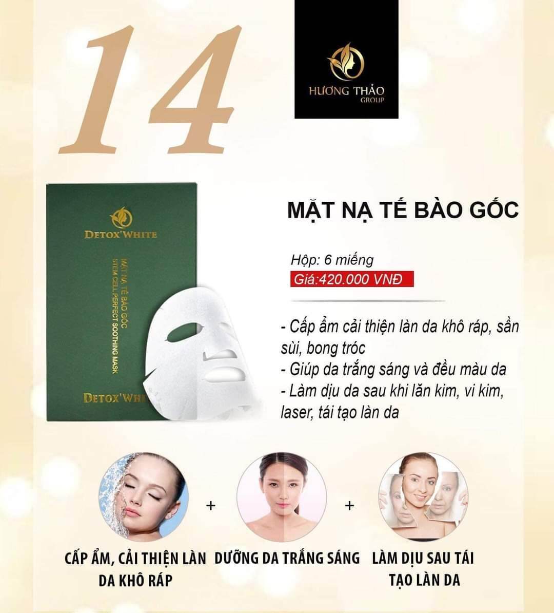 MẶT NẠ TẾ BÀO GỐC DETOX WHITE