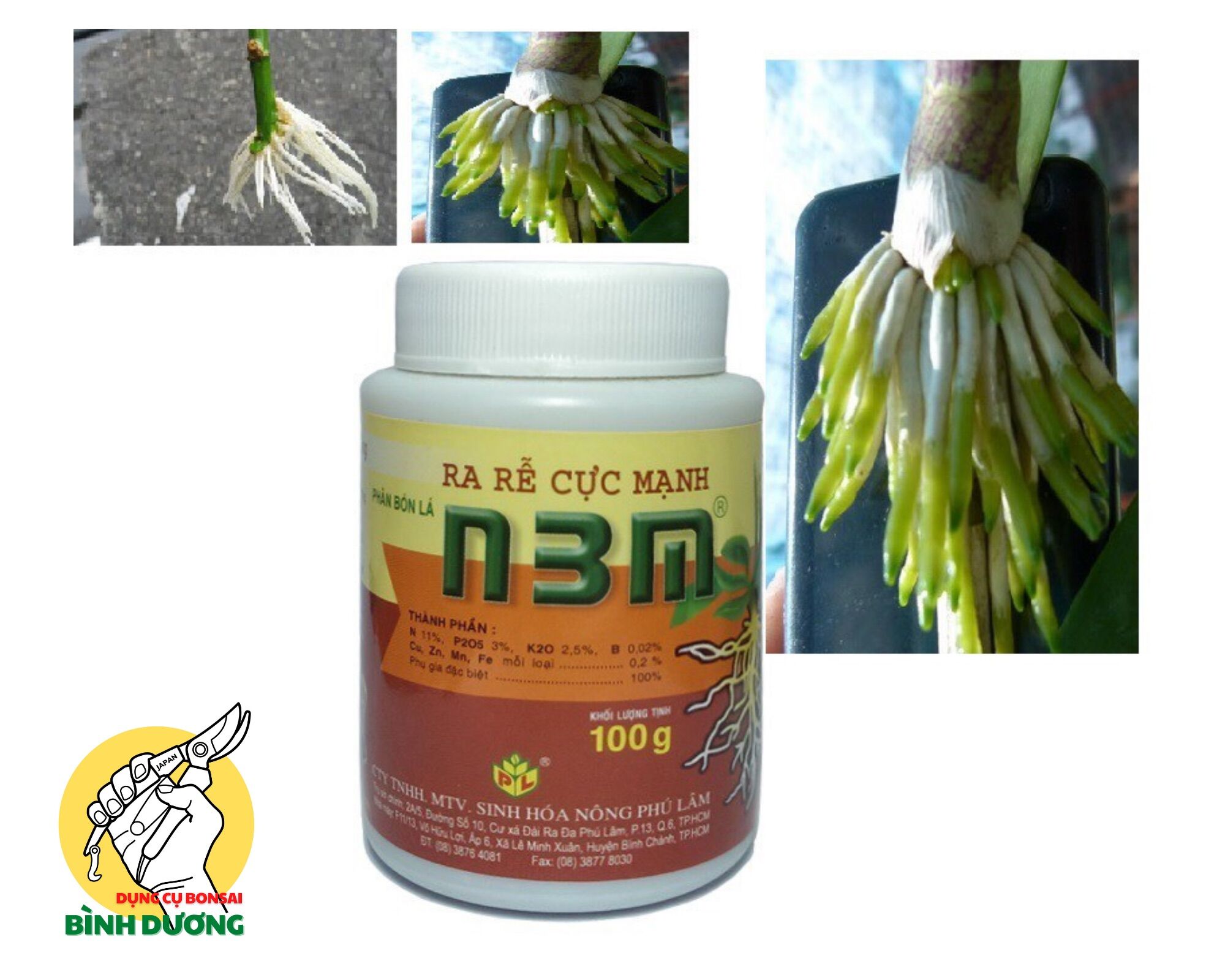 RA RỄ CỰC MẠNH N3M 100g - Phân Bón Lá N3M