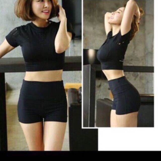 Quần short tập gymyogaaerobic nữ