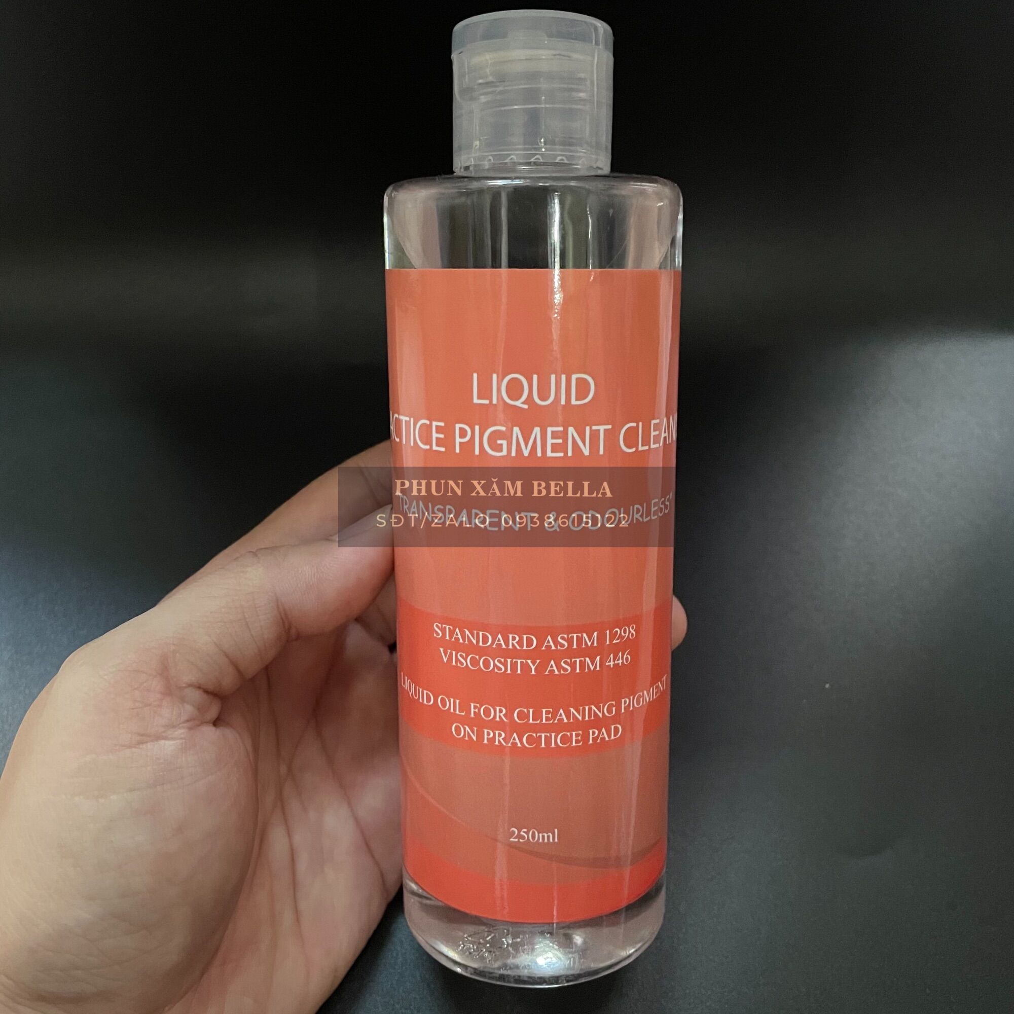 Dầu lau da giả học xăm (250ml)