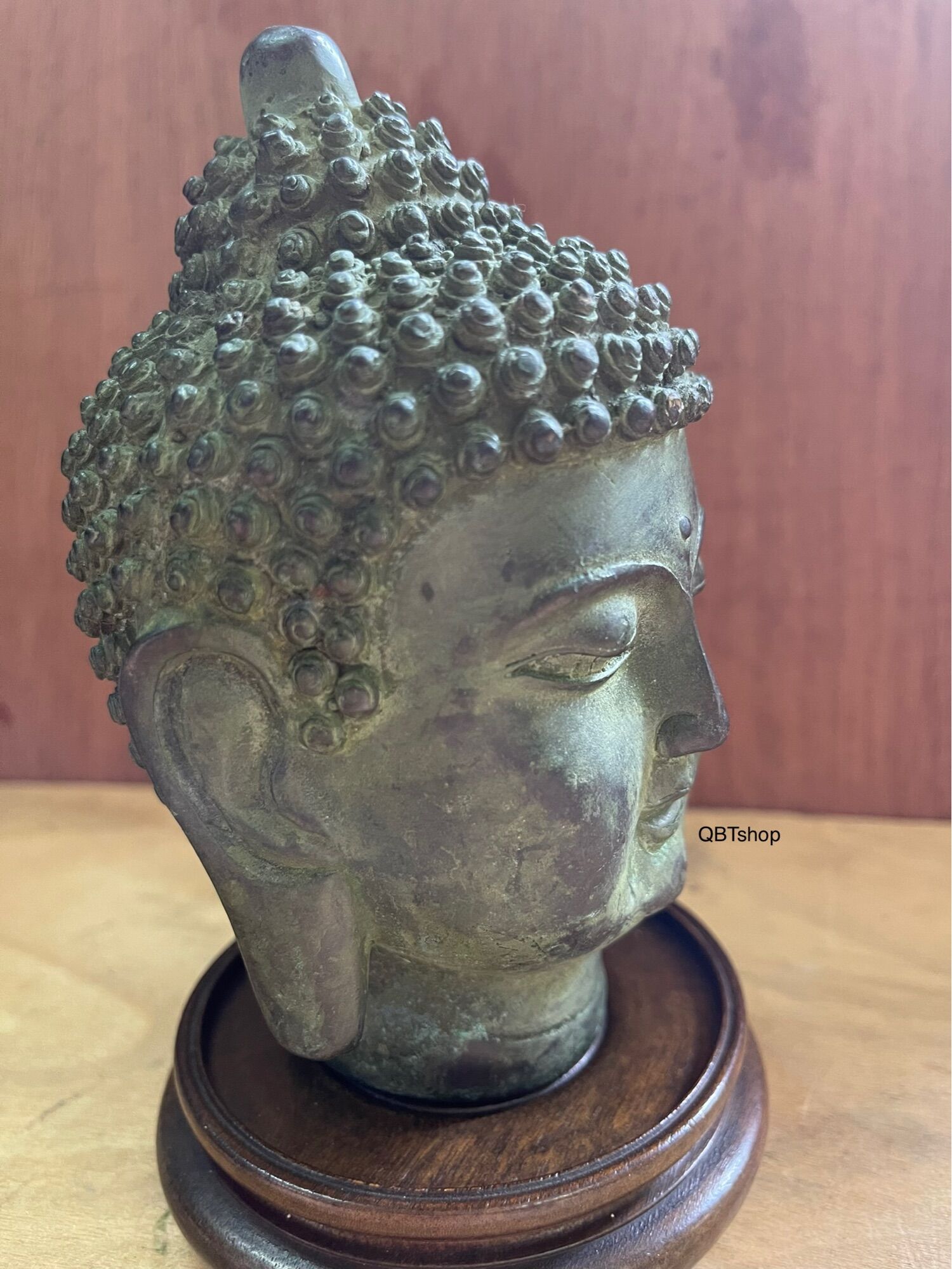 Đầu phật tổ bằng đồng phong thuỷ