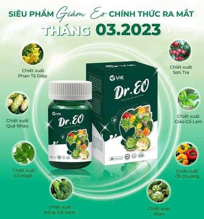 Hộp 60 viên chính hãng. viên xơ dr eo vic