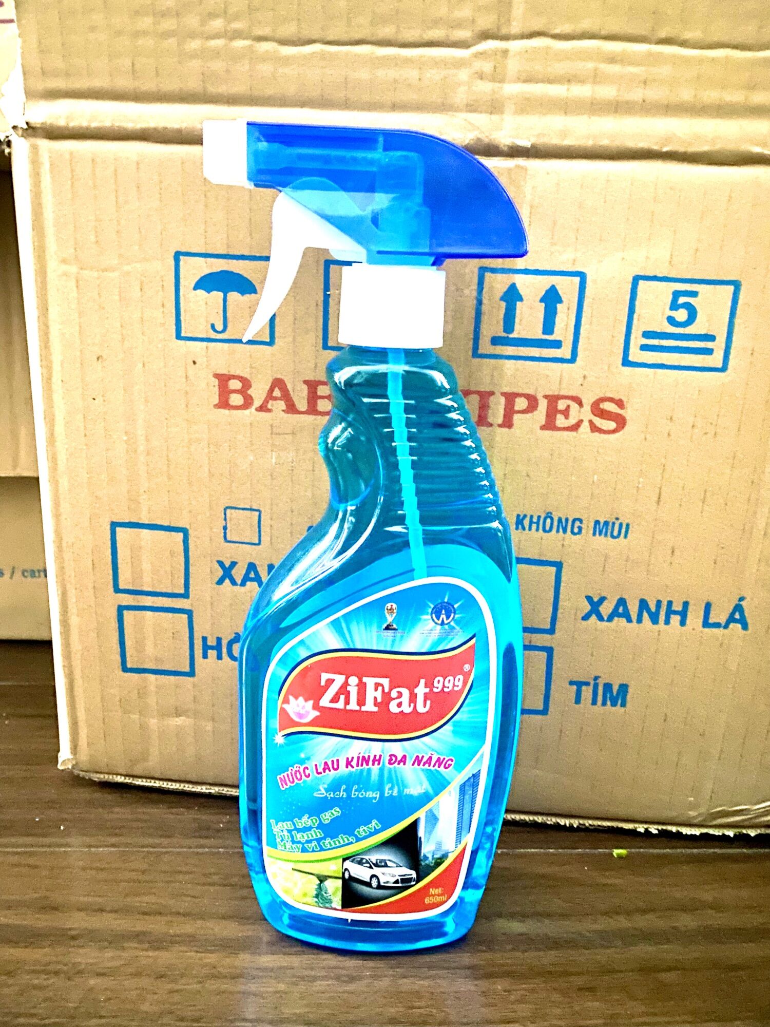 NƯỚC LAU KÍNH ĐA NĂNG 650ml SIÊU SẠCH
