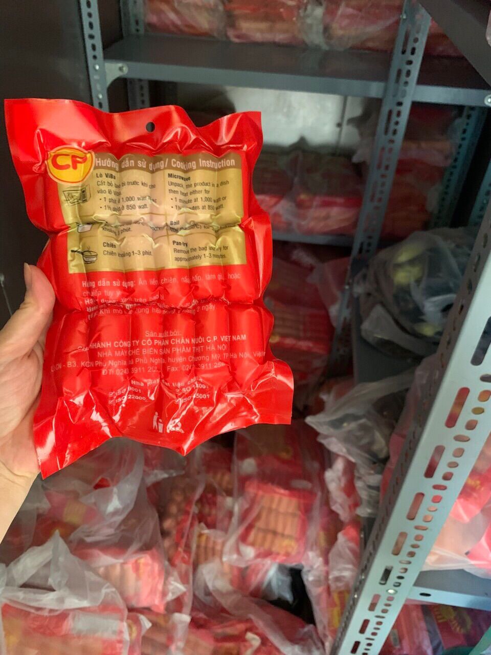 Xúc Xích Cocktail CP gói 250g (Hà Đông-Hà Nội)