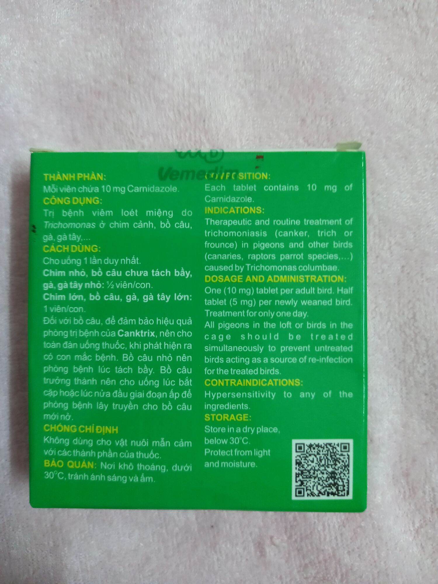 Canktrix,Hộp 2 Vĩ,Vĩ 5 Viên