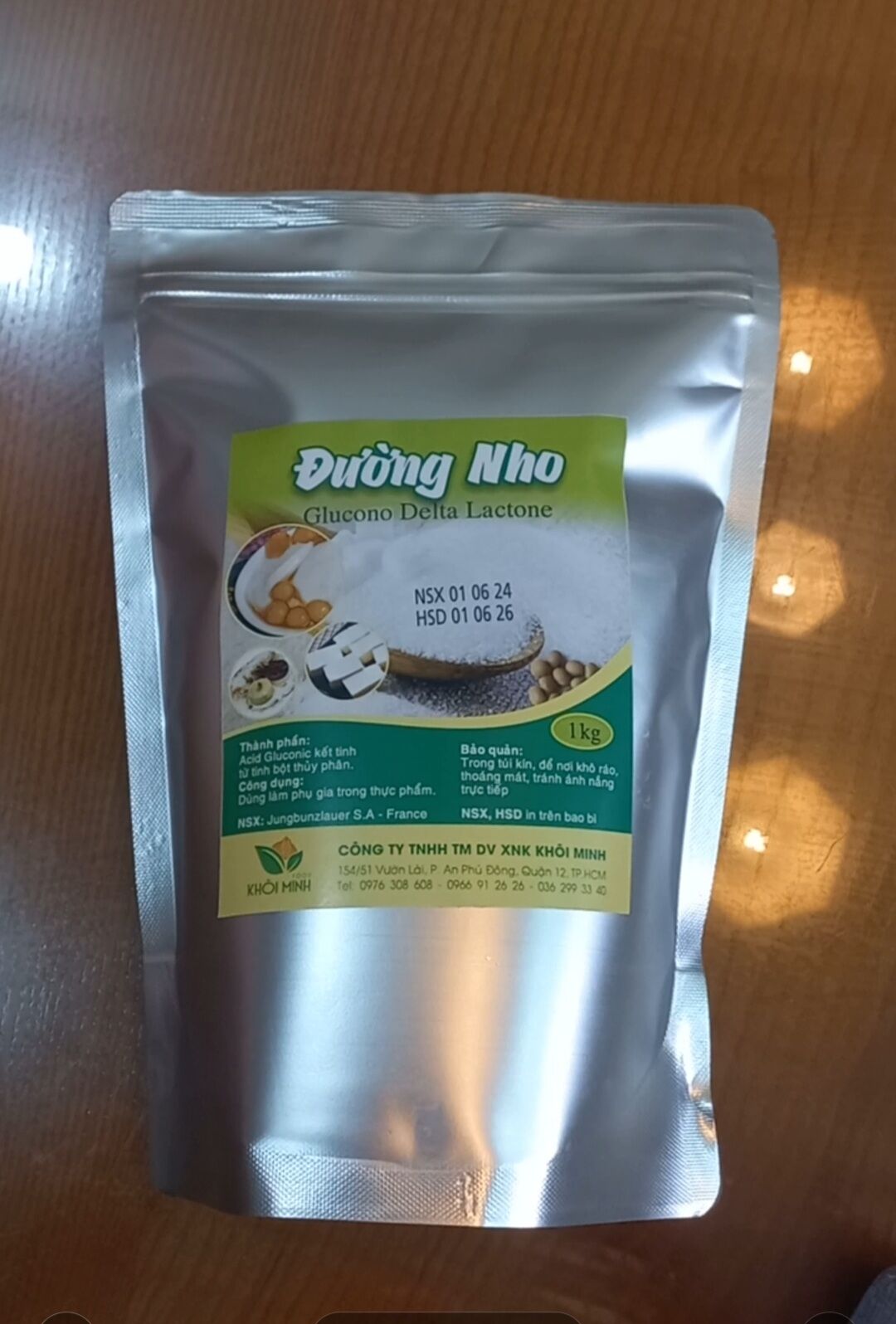 ĐƯỜNG NHO PHÁP GÓI 1KG
