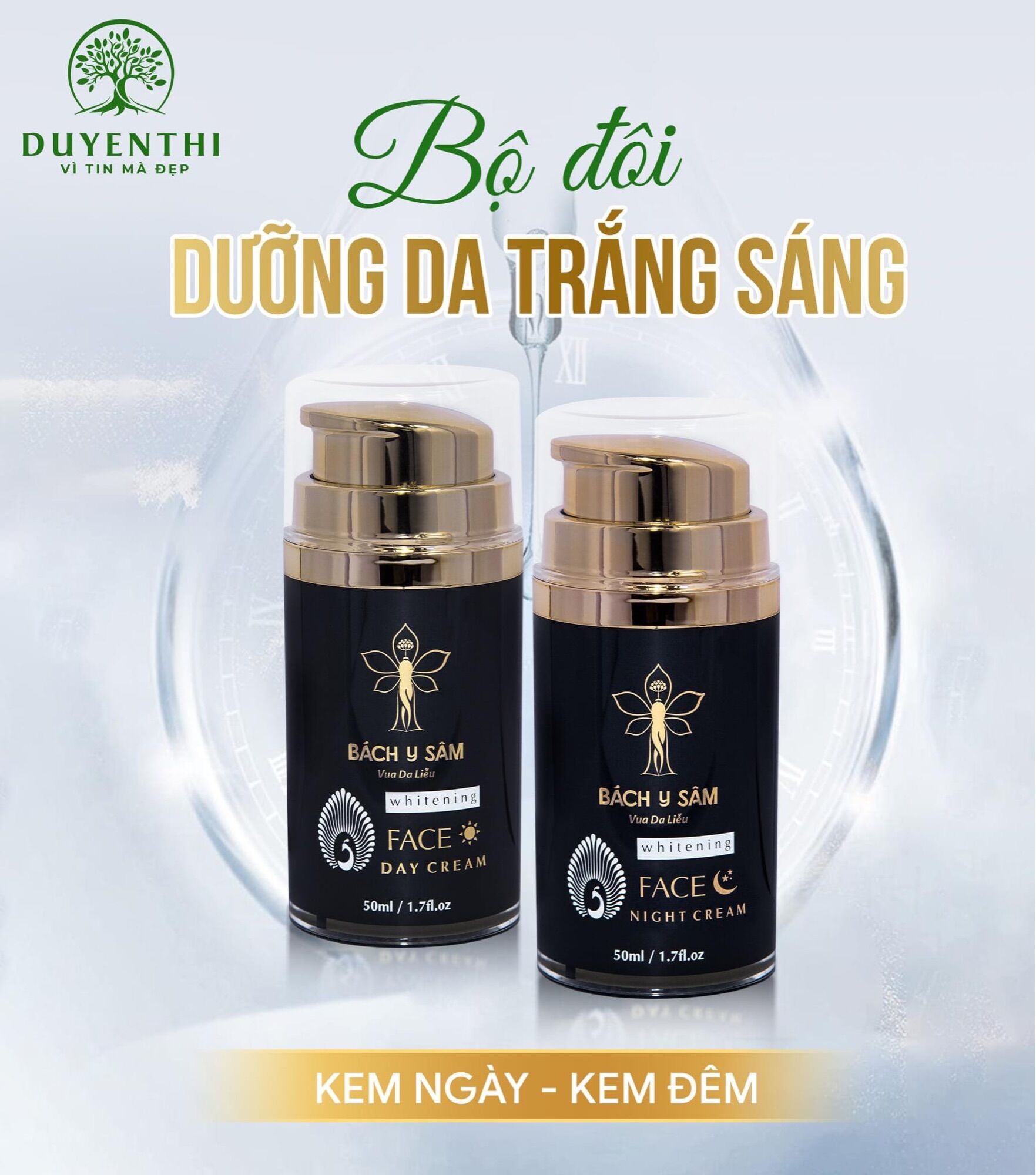 [HCM]☘Mỹ Phẩm Kem Face Ngày Bách Y Sâm