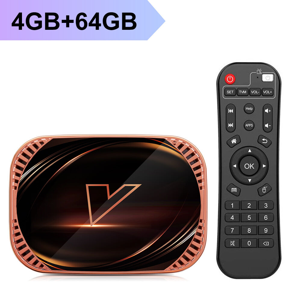 Hộp Giải Mã Truyền Hình VONTAR X4 4GB 128GB 64GB 32GB Amlogic S905X4 Lõi Tứ Android 11 4K Với Wifi B
