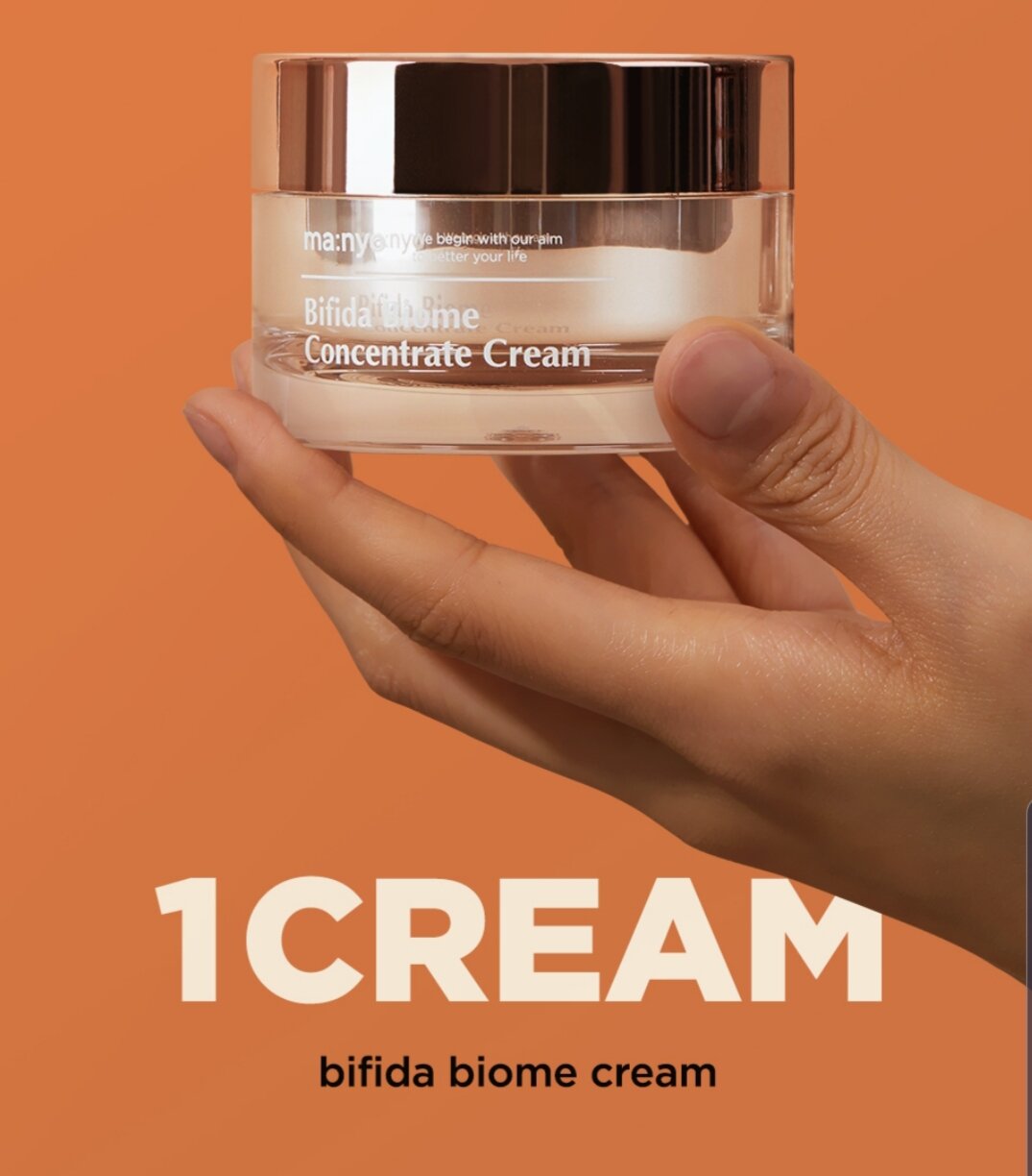 [Nhacuabeautyholic]  Kem dưỡng Manyo BIFIDA BIOME CONCENTRATE CREAM