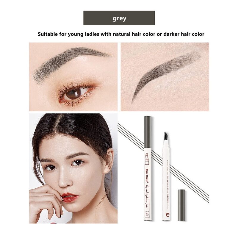 Bút kẻ mày 4D dạng phẩy sợi