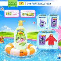 Sữa Tắm Gội Cho Bé Carrie Junior Yoghurt chiết xuất trái cây thiên nhiên Hương Dưa Lưới 700g