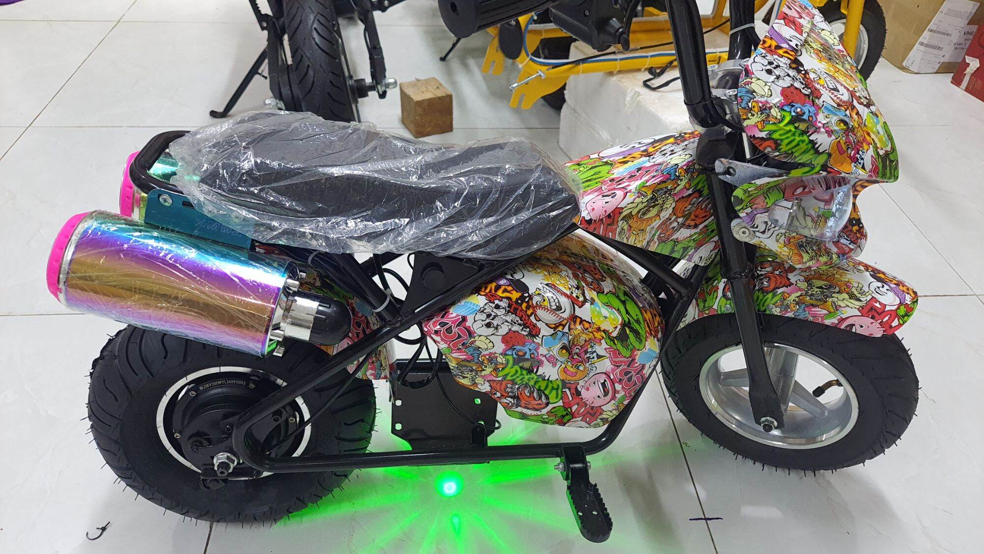 xe điện Cucake động cơ 3 pha liền bánh 36v 500w