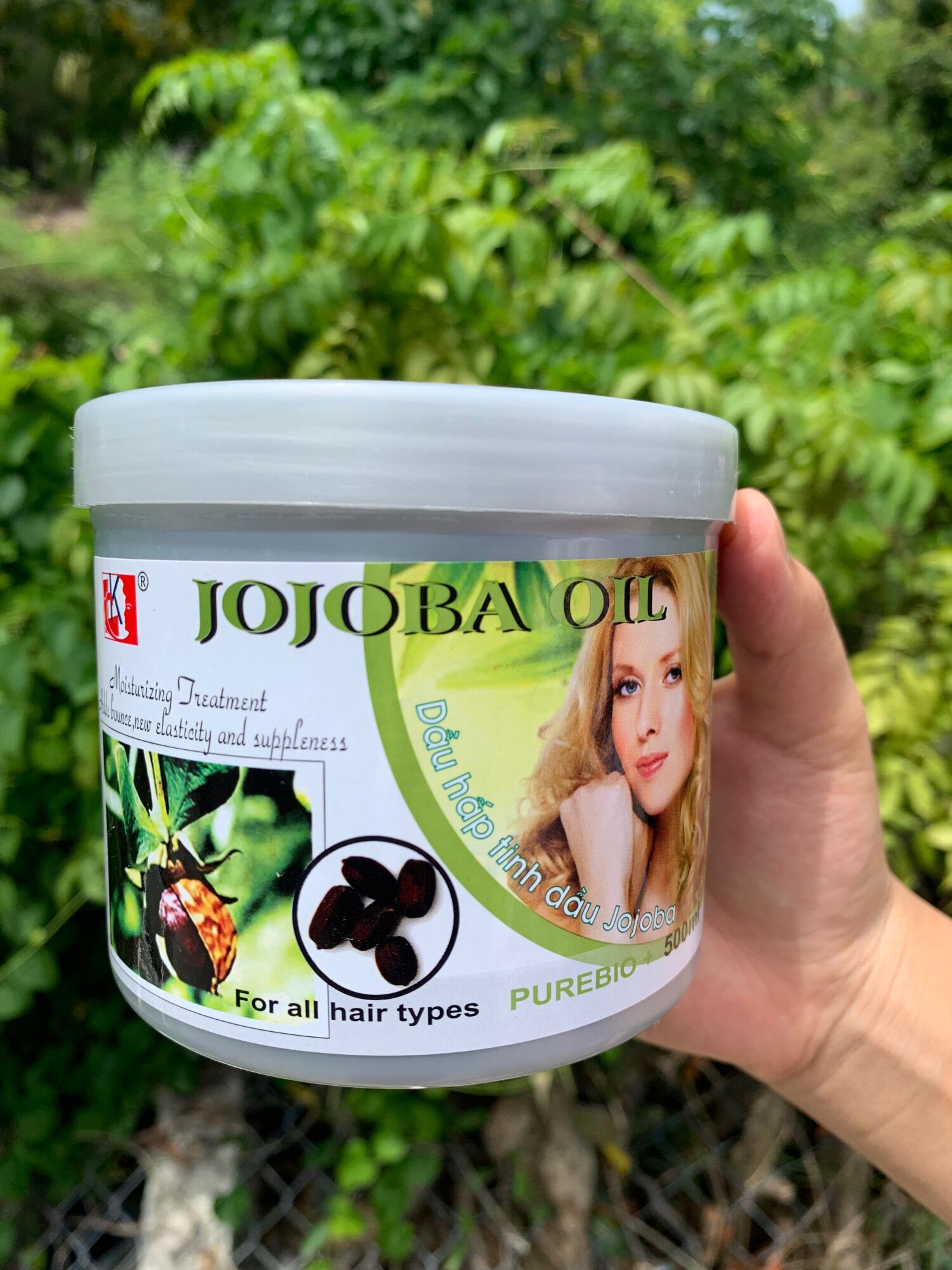 Dầu hấp tinh dầu jojoba 500g