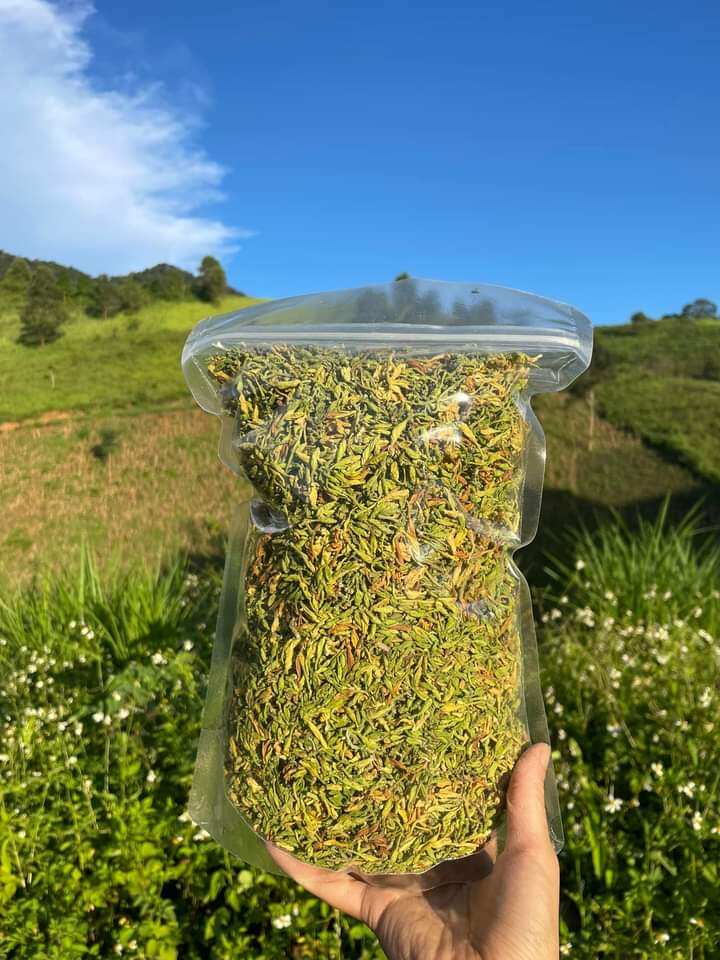 1kg Hoa đu đủ đực sấy khô nguyên chất xanh đẹp như hình