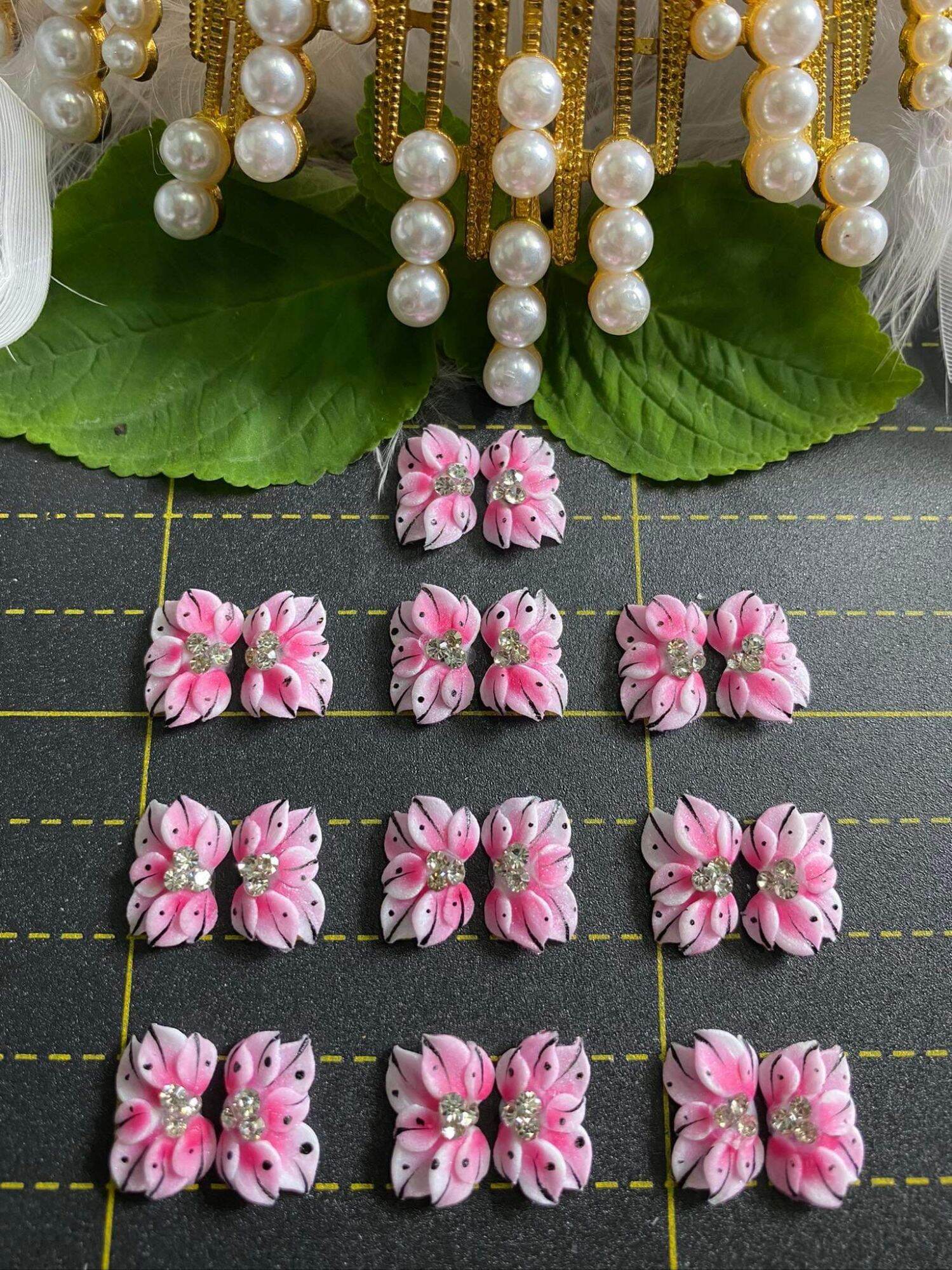 hoa bột nail 3D
