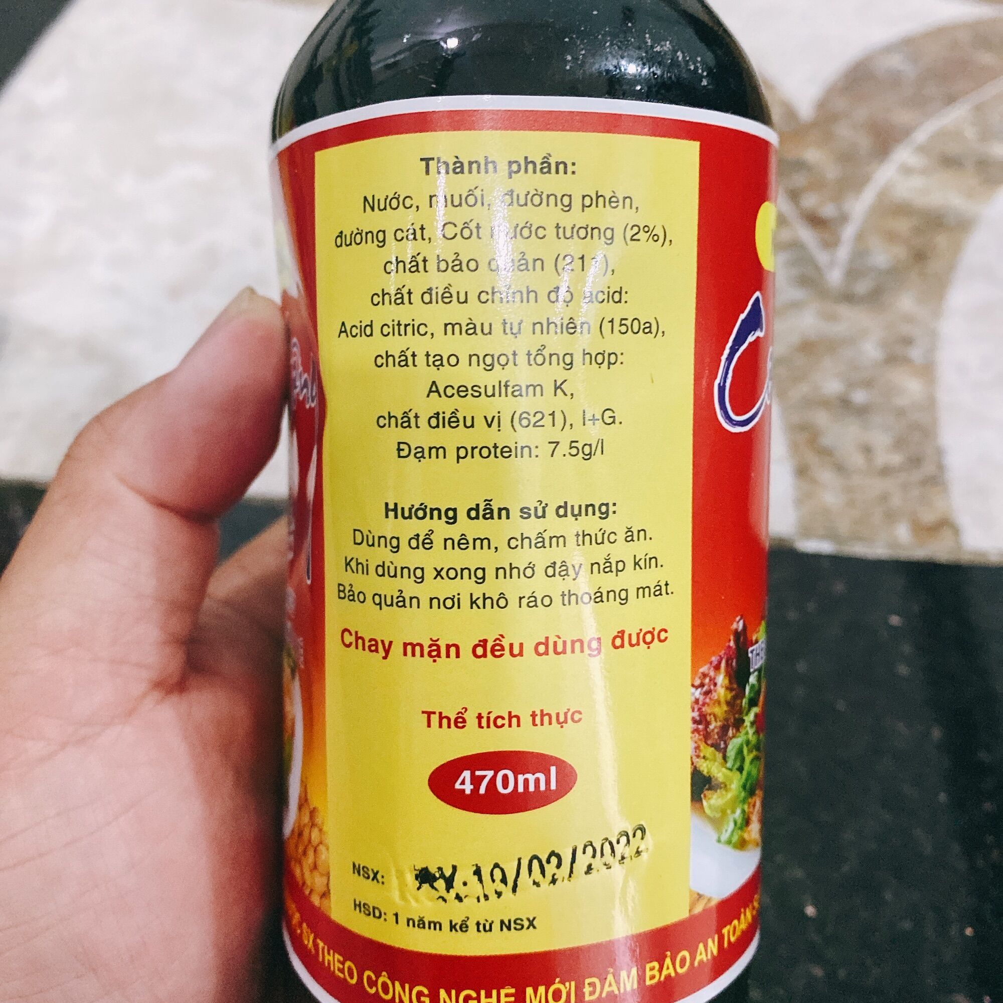 Nước tương 500ml Con Công loại 1