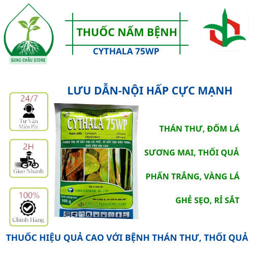 Cythala 75wp thuốc trừ nấm bệnh hại cây trồng