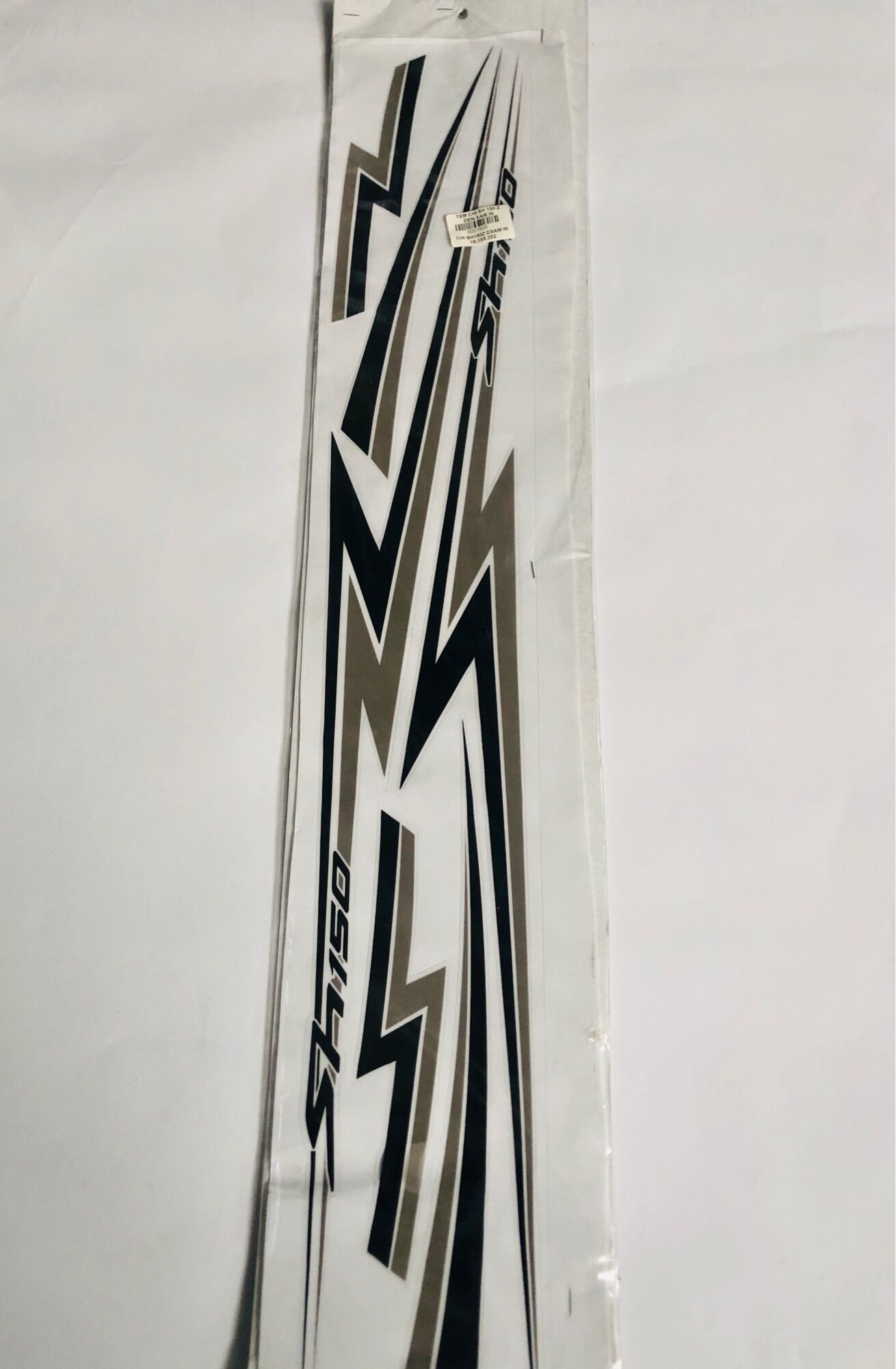 Tem chỉ sh 150z bạc đen decal it