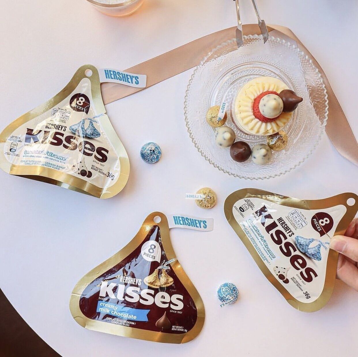 Kẹo socola hershey’s kisses túi 36g hsd 2024