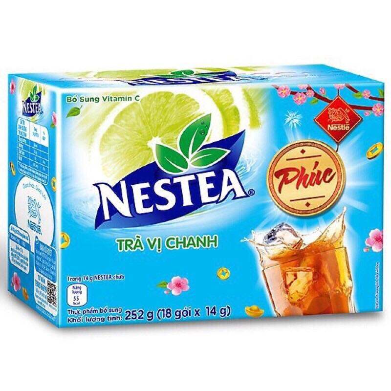 Trà chanh Nestea - Hộp 252g (18gói x 14g)