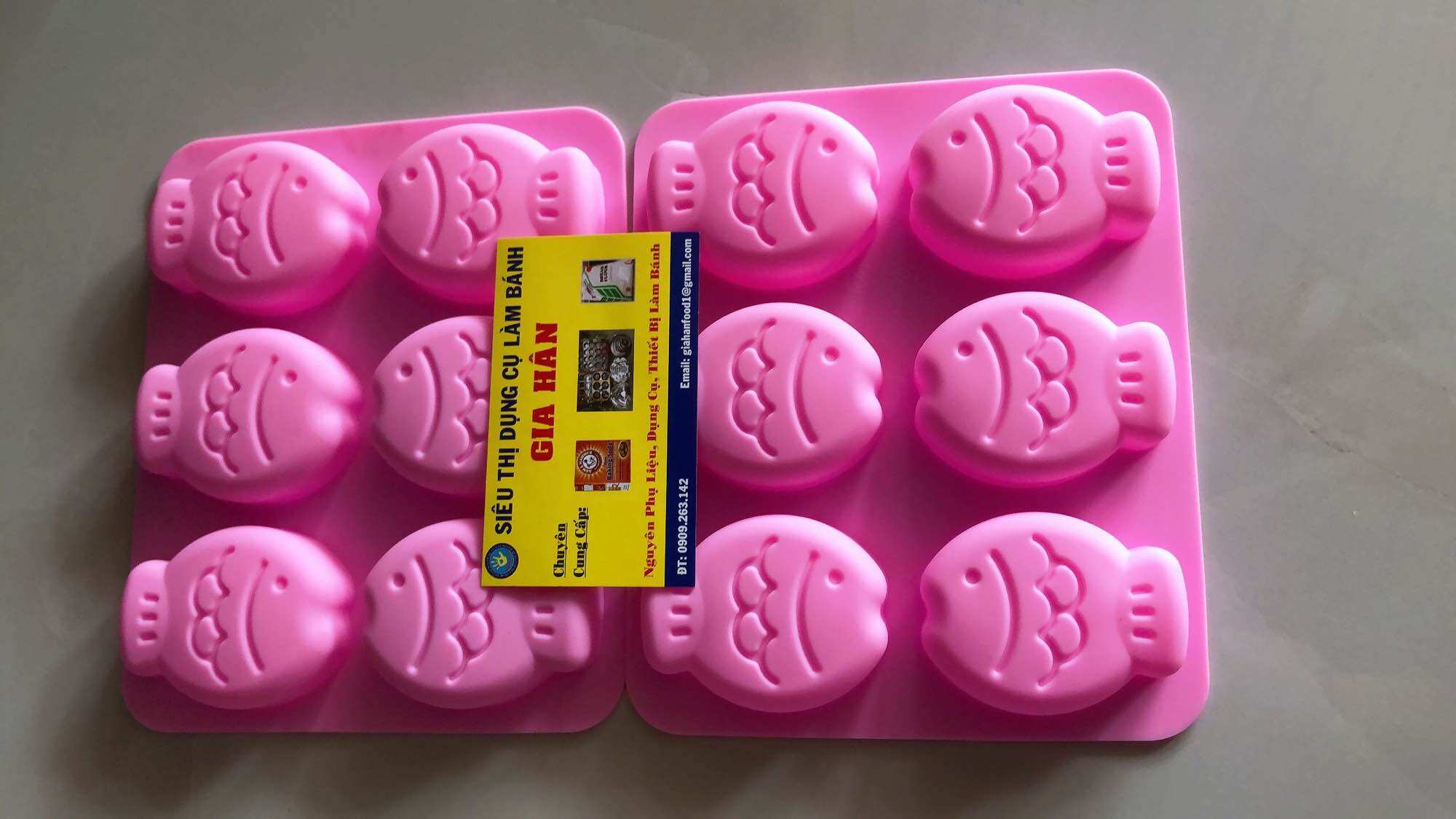 Khuôn silicon hình cá con