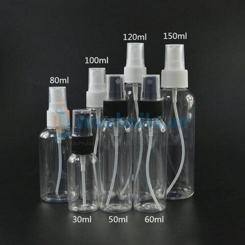 Chai nhựa xịt phun sương 30ml-100ml -150ml