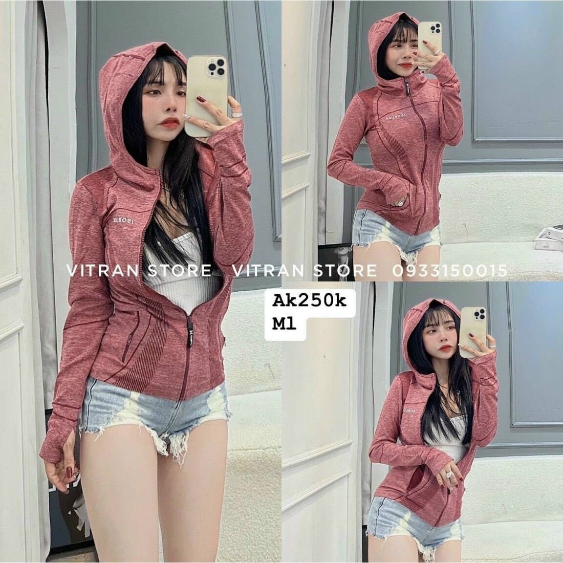 Áo Khoác ISOBLOX 15 Ôm Body Thể Thao Nữ