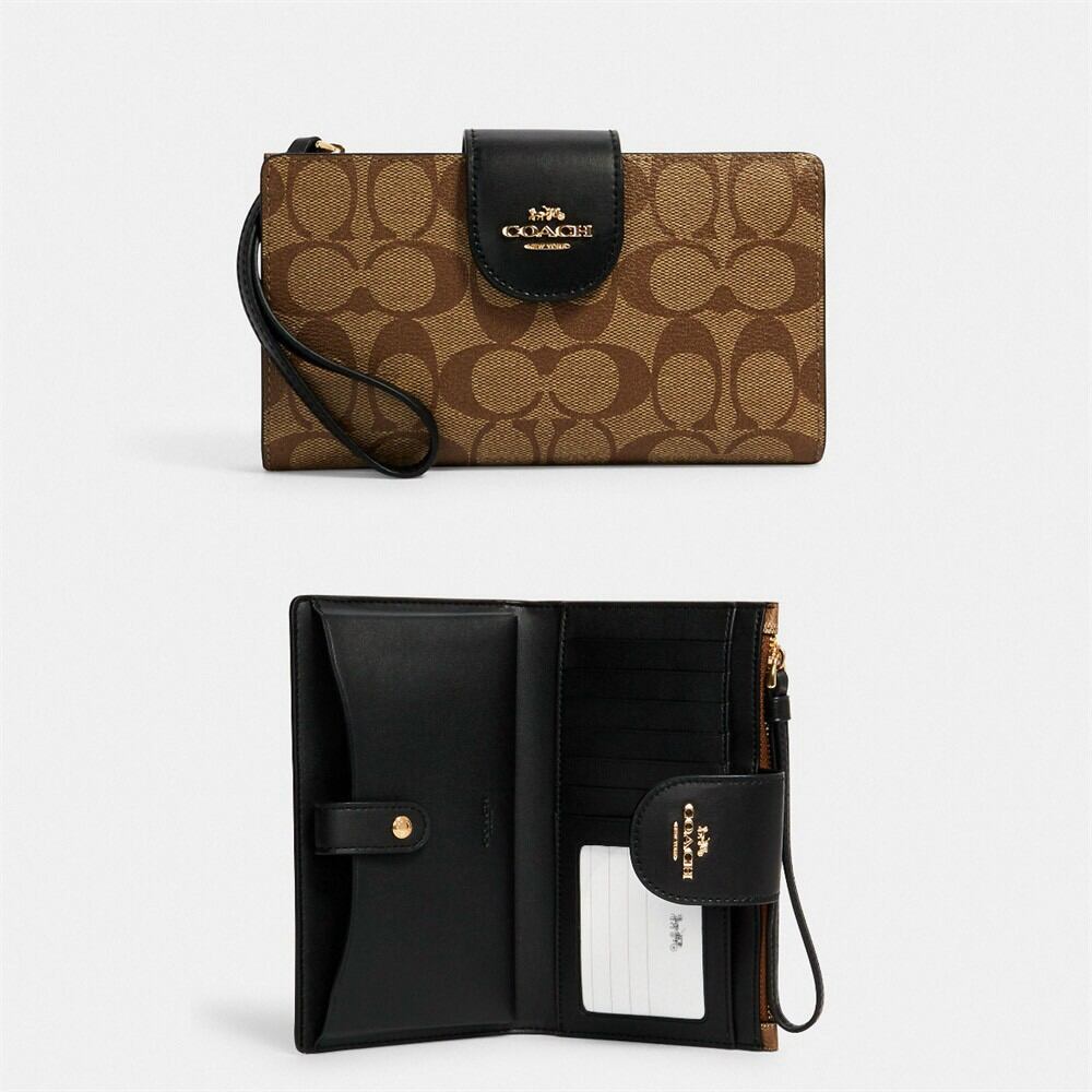 VÍ COACH TECH PHONE WALLET da thật xịn xò