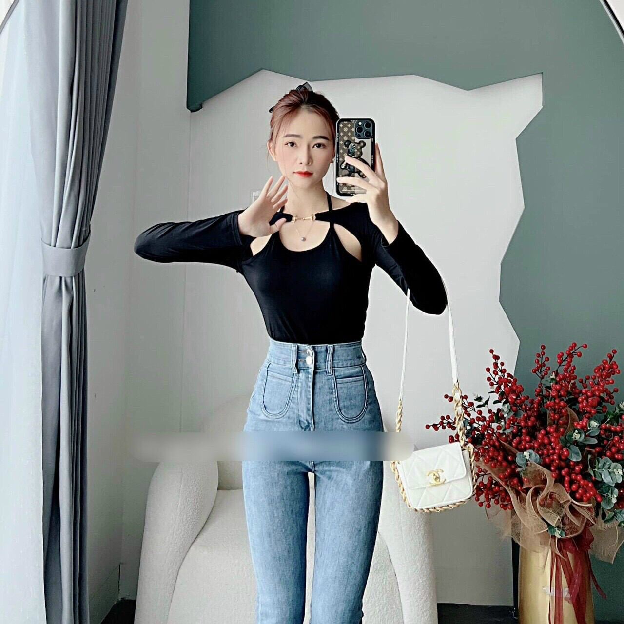 Áo kiểu hàng đẹp ảnh thật