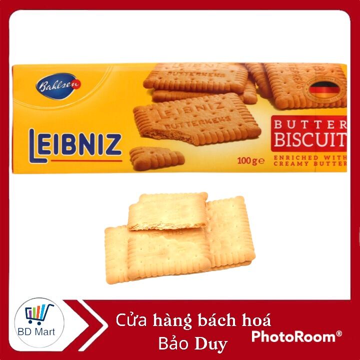 Bánh quy bơ Bahlsen Leibniz gói 100g - 04503