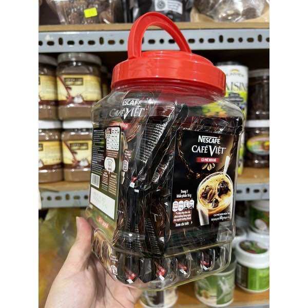 Cà phê hoà tan NESCAFE CAFE VIỆT - Cà phê hoà tan (hũ 35 gói x 16g)