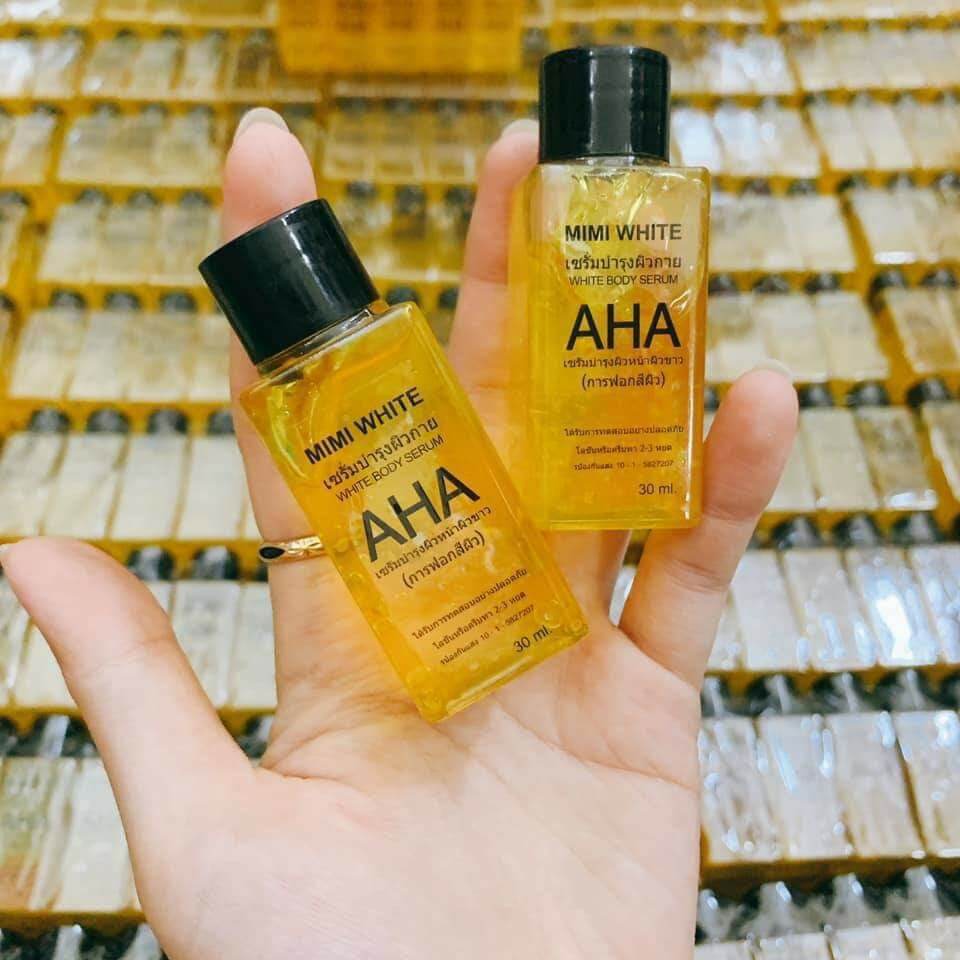[ hàng nội địa Thái ] Serum Kích Trắng BODY AHA MIMI White Thái Lan