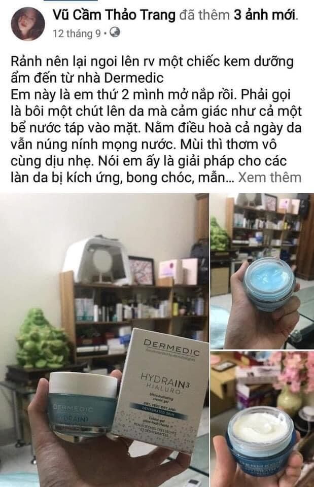 [ Có Bill] Kem Dưỡng Ẩm Dermedic 50ml