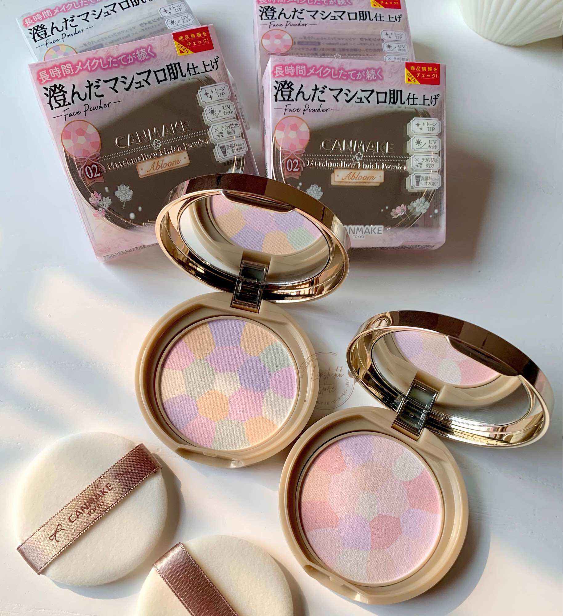 Phấn phủ Canmake Marshmallow Finish Powder Abloom Nhật Bản