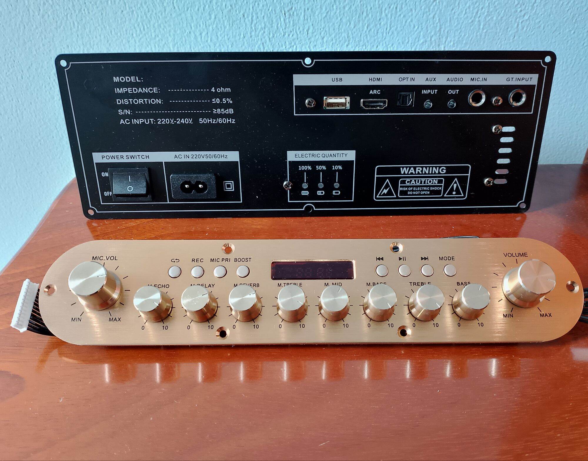 Bộ công xuất loa kéo +echo reveep k10 phiên bản mới