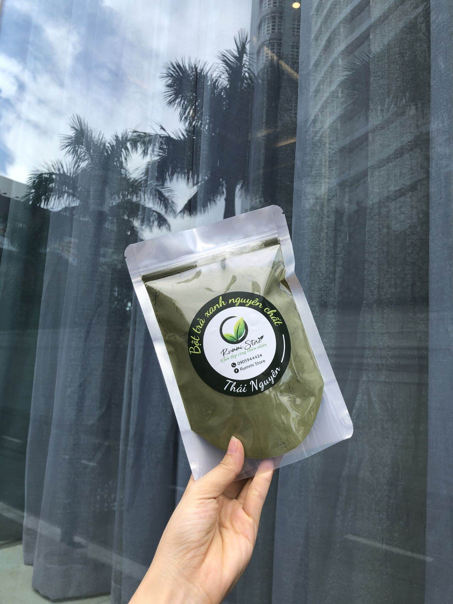 Bột trà xanh 200 gr