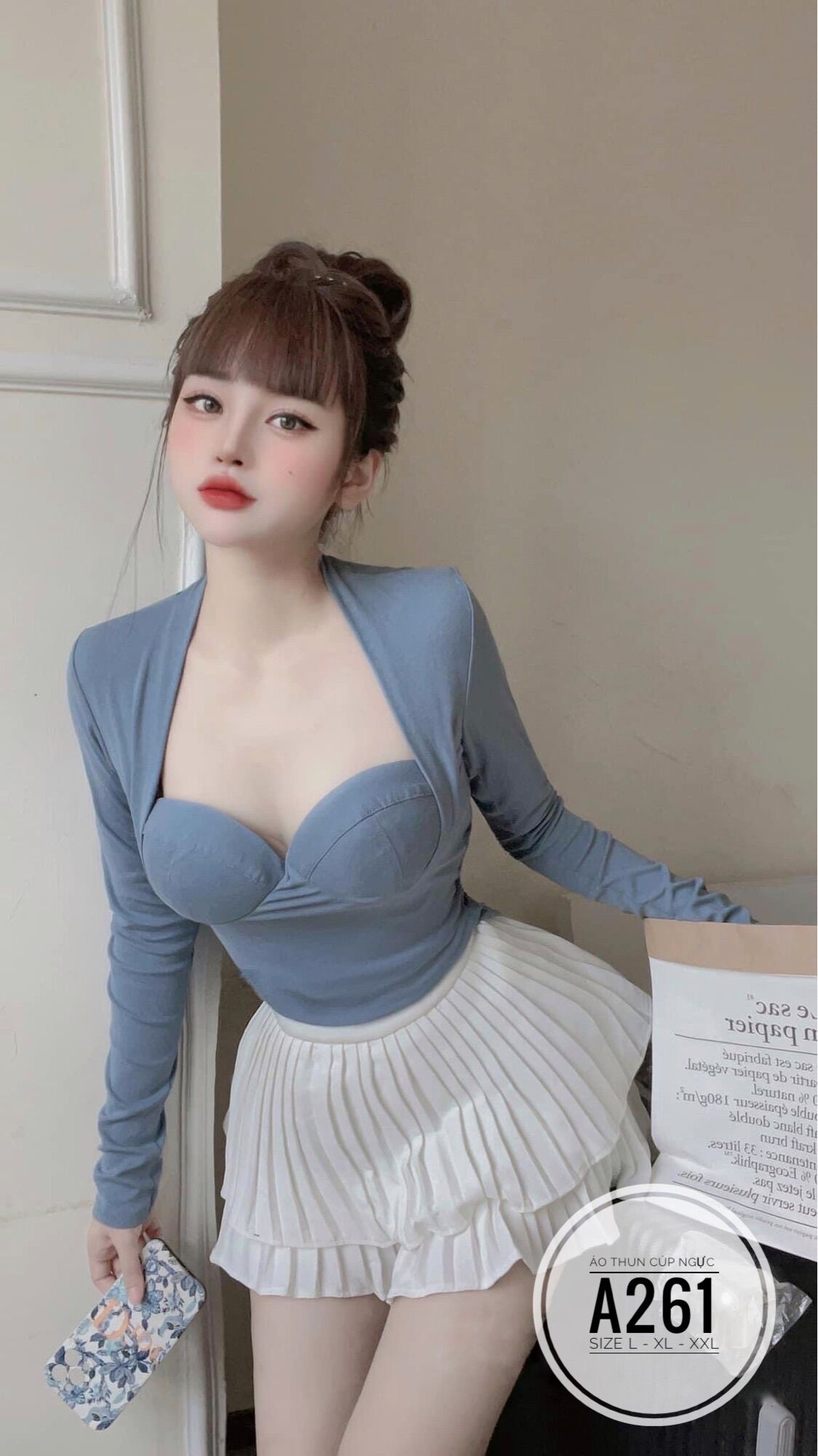 60-90kg Bigsize ÁO THUN CÚP NGỰC A261