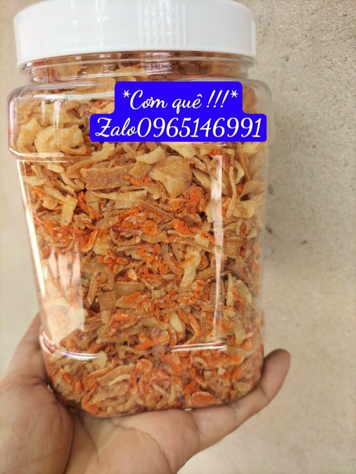 500g muối ruốc hành phi 58k