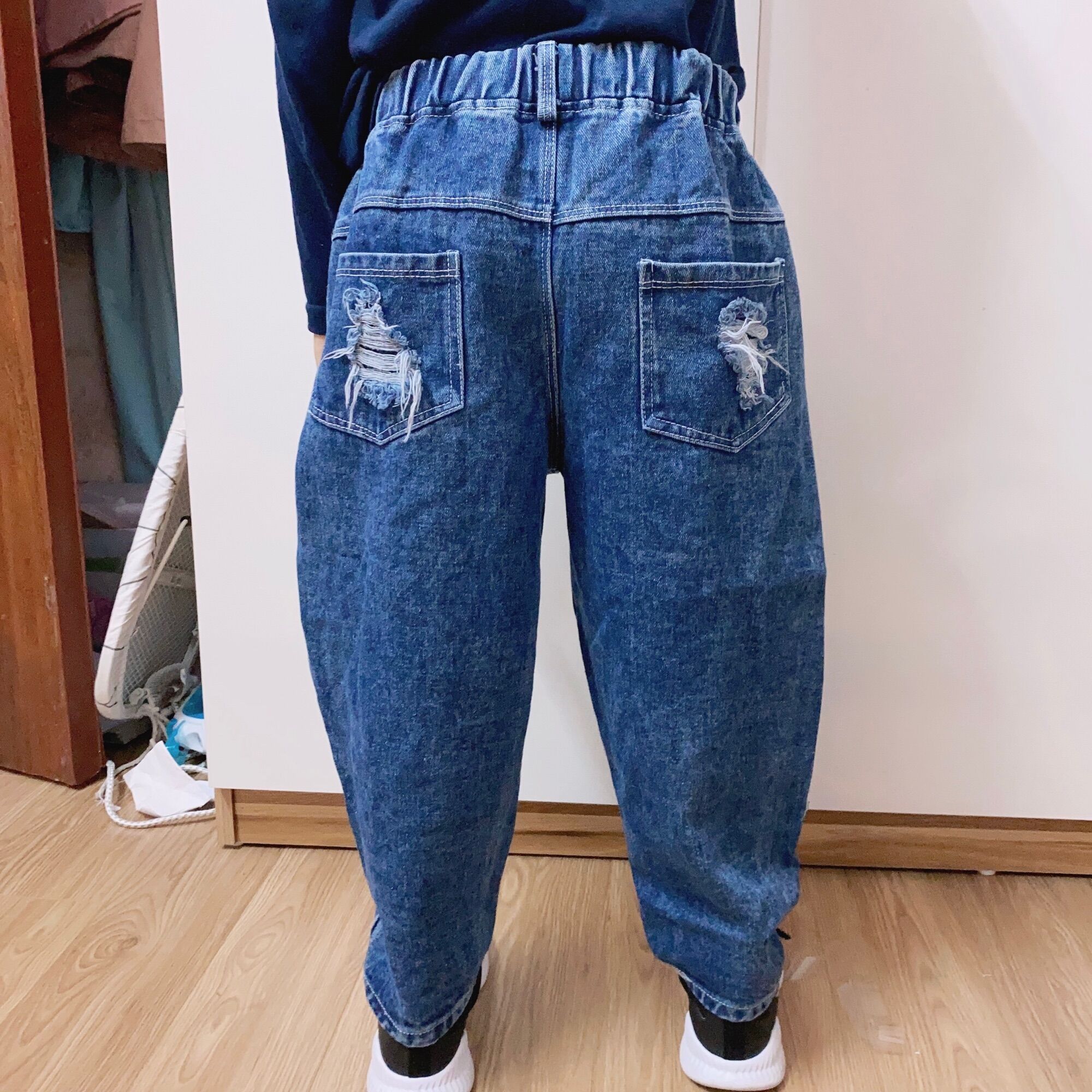 Quần jean bé trai baggy bé gái