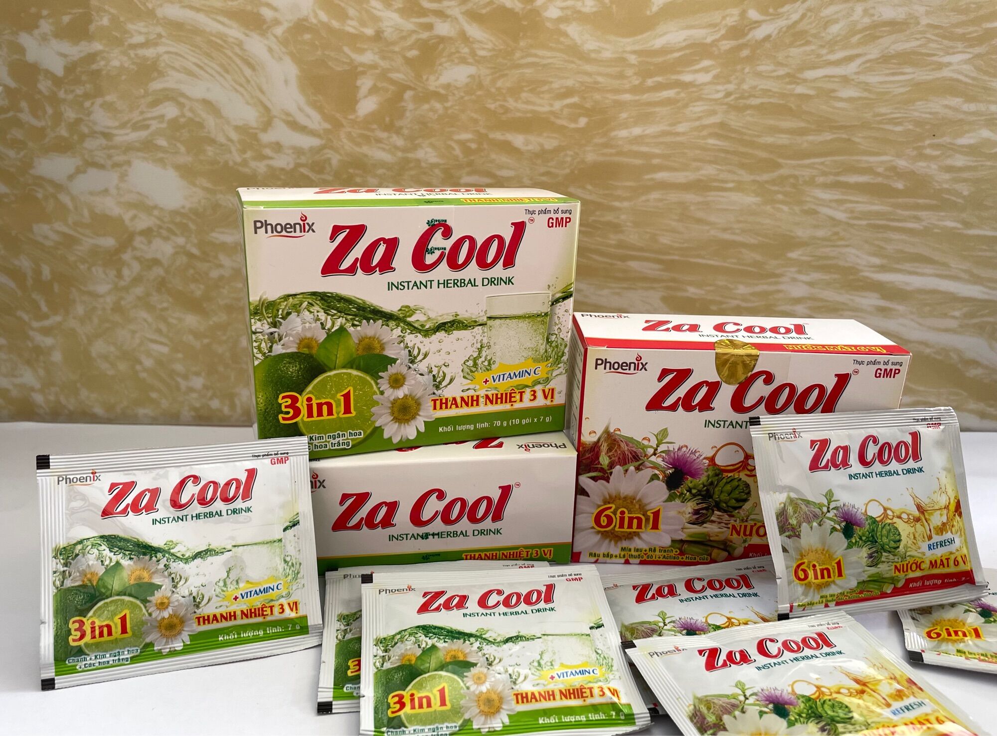 Bột thanh nhiệt Za Cool 3 vị