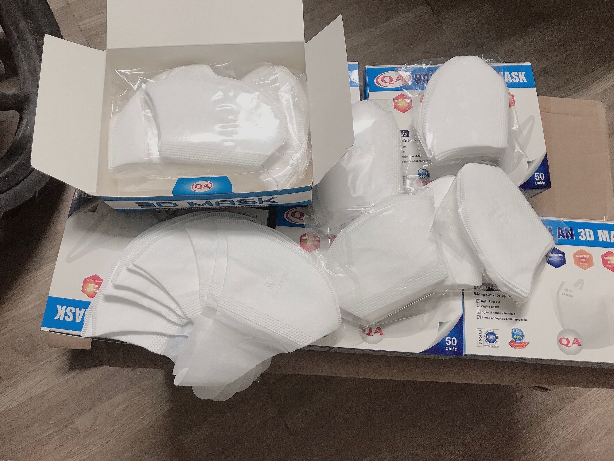 Khẩu Trang 3d mask hộp 50 chiếc