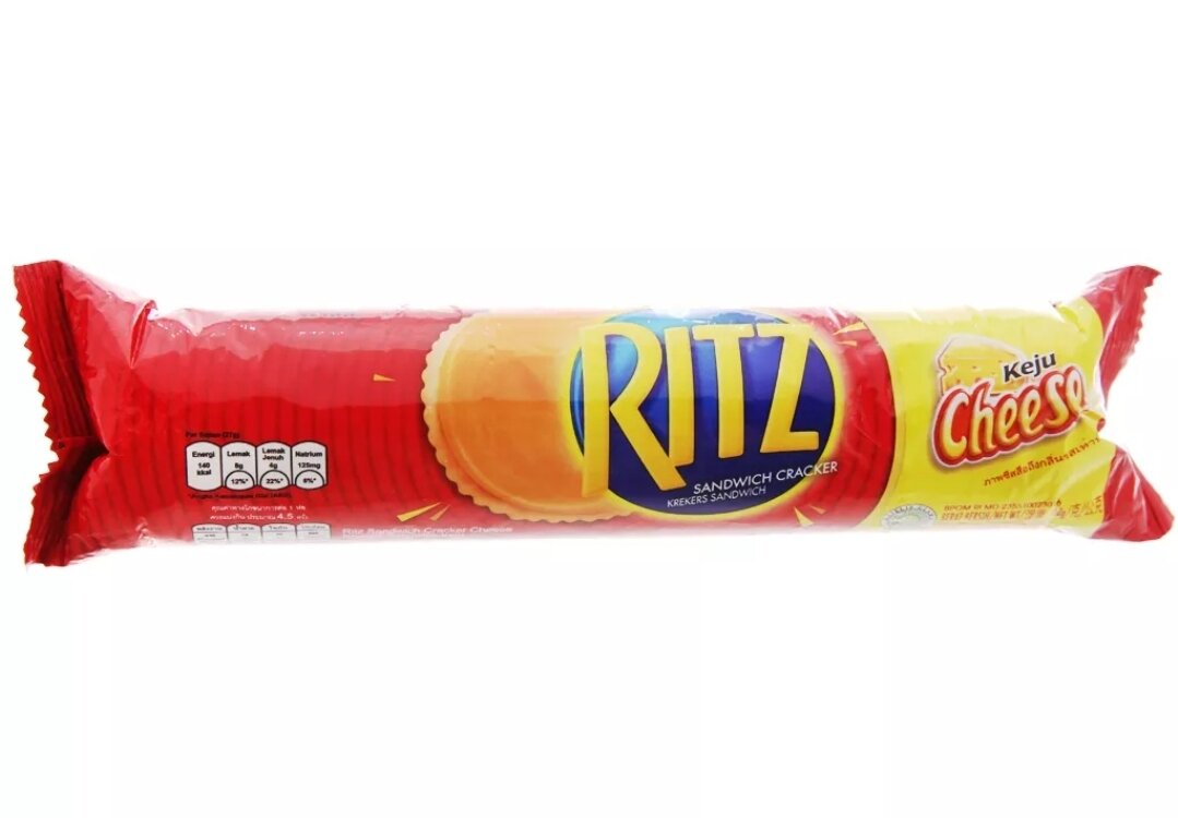 Bánh Ritz - Bánh quy kẹp kem phô mai Ritz gói 118g