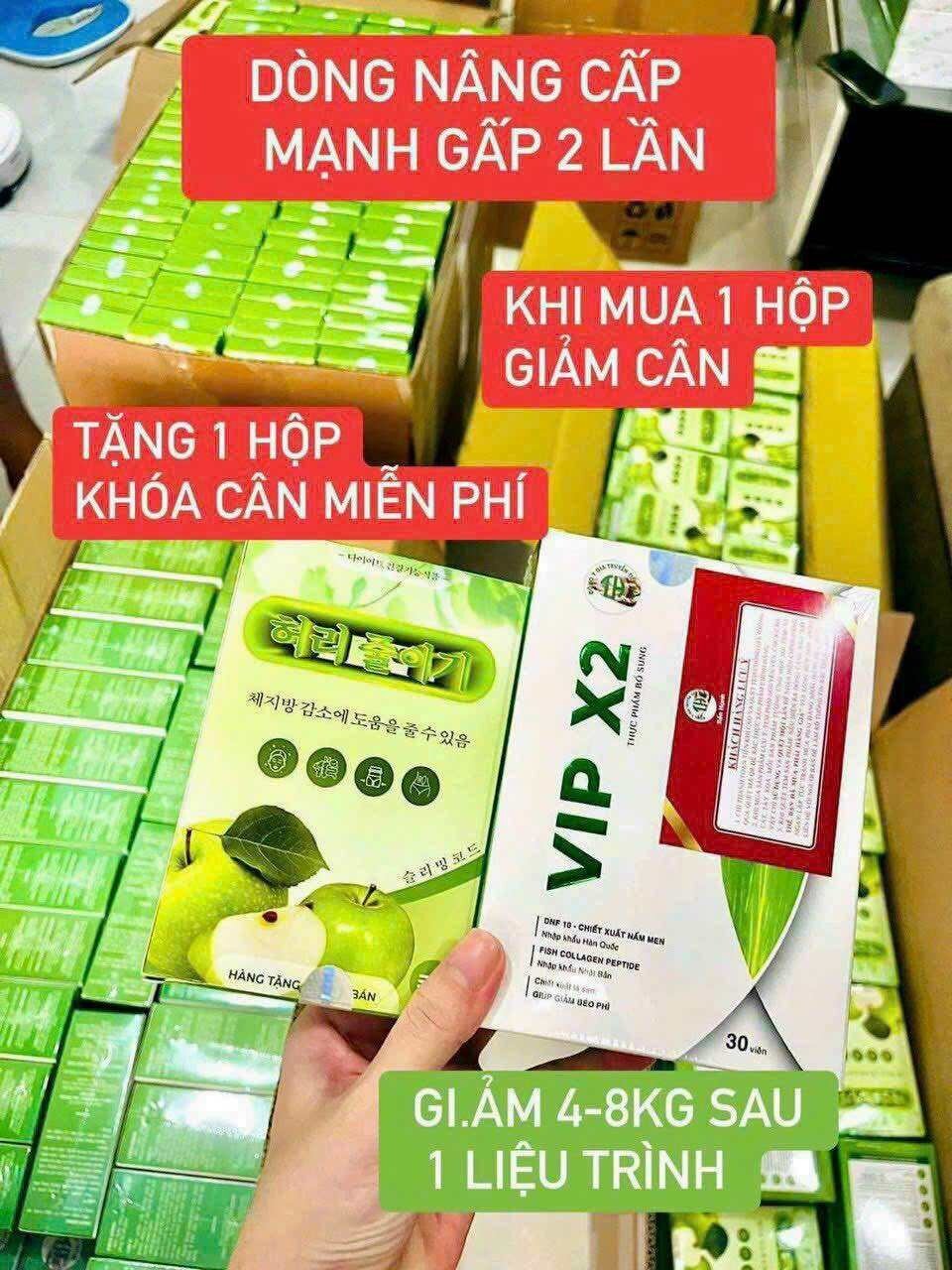 1 hộp giảm cân víp x2
