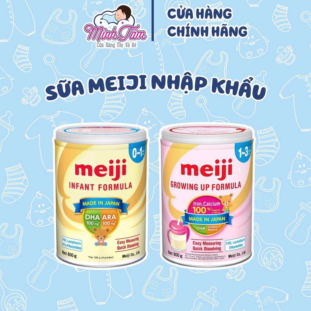 Sữa bột Meiji Nhập Khẩu Số 0-1 và 1-3 (800g)