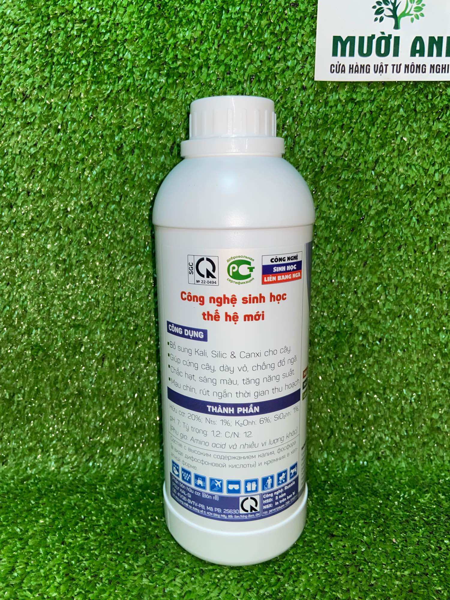 Phân Bón Sinh Học POLYDO KALI + SI + CANXI của SYMBIO