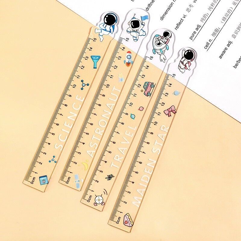 Thước Kiểu Hoạt Hình Dễ Thương 15cm