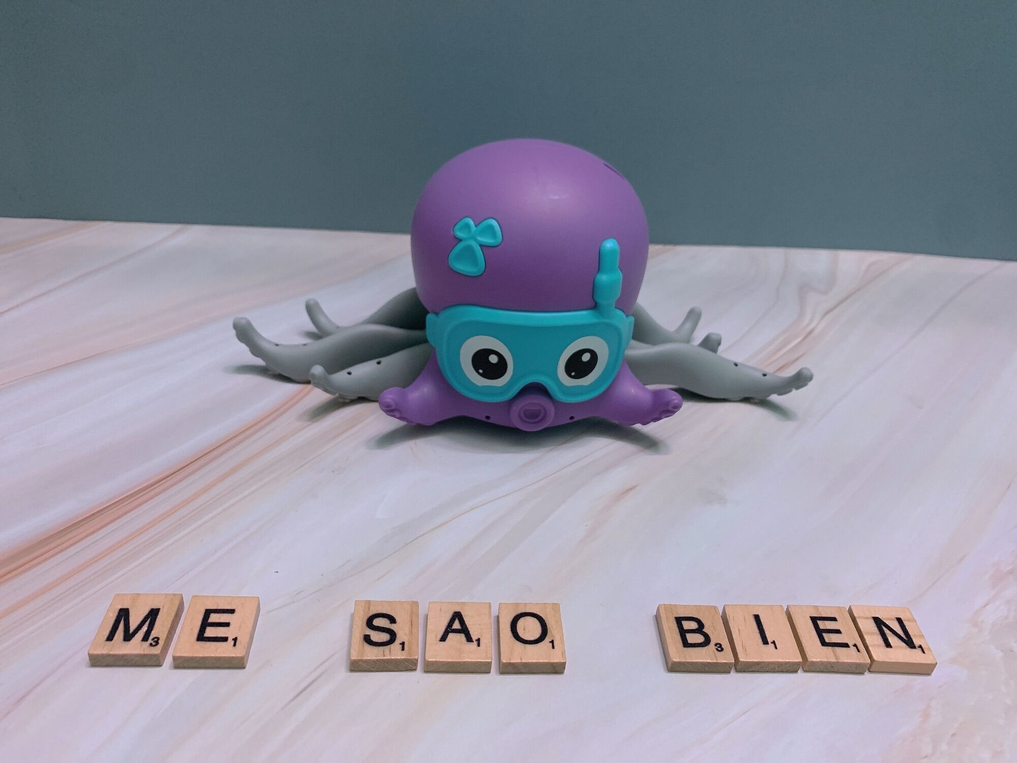 Đồ chơi Bạch tuột vặn cót cho bé đồ chơi nhà tắm