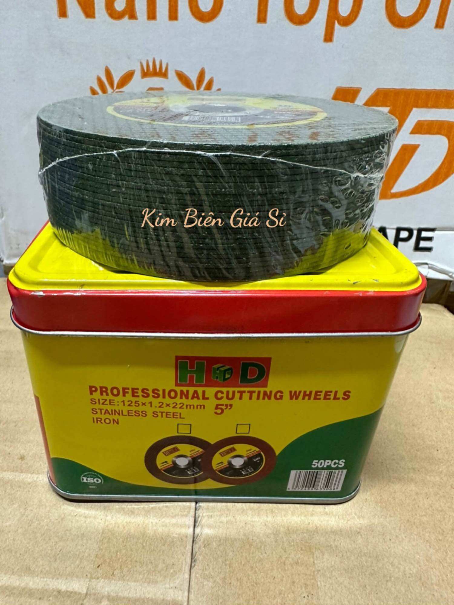 Đá Cắt Sắt,Inox HD 125mm (25v, 50v Hàng Công Ty)
